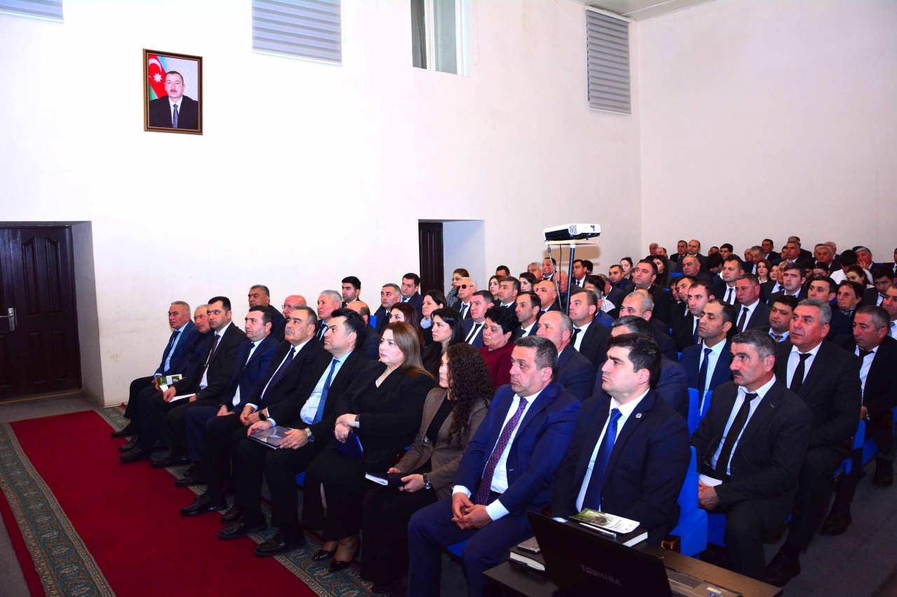 Ağstafada qəhvəyi mərmər bağacığına qarşı maarifləndirmə tədbiri keçirildi  - FOTO